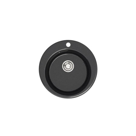 Glanz Kitchen Washing Cilest Victory L30g32, 475x475x180 mm, glossy, cut, anthracite-1