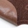 2-in-1 rug for a bowl/toilet for animals two circles, 47 x 26 cm, brown