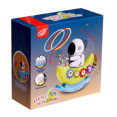 Musical rocking "Little astronaut", sound effects, color mix-13