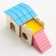 House for rodents with ladder, wood 24.2 x 10 x 10 cm