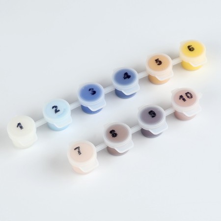 Picture on numbers for children "Magic in their hands", 20 x 30 cm-3