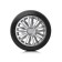 Wheel caps Autoprofi R14, PP plastic, adjusting rim, metallic, 350mm, 4 pcs