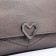 Bag-clate on magnet, long belt, bronze color