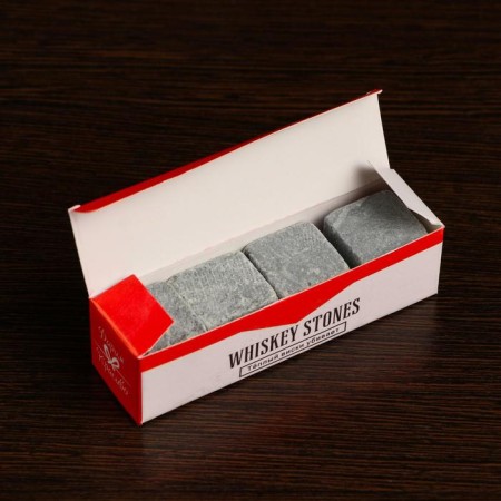 Cowboy whiskey stones, natural steat, 4 pcs-1