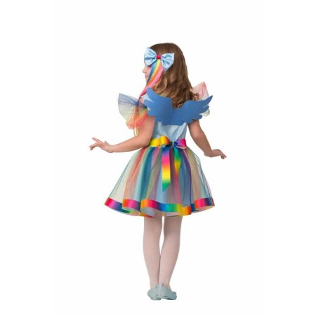Carnival costume "Rainbow Dash", dress, hairpin - hair, r.28, height 110 cm-1