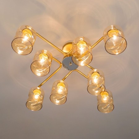 Cutilux Cutilux chandelier CL137182 70x70x29 cm, 8x60W, e27, yellow color-11