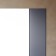 Mirror, wall -mounted, 67x52cm, with decorative inserts (black insert color)