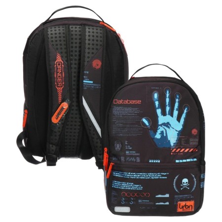 Youth backpack 39 x 30 x 17, ergonomic back, Davente Label 19l, + USB Database 7032443