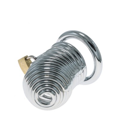 Belt of fidelity "Total cell No. 1", rings d = 5; 4.5; 4 cm, lock, key, metal-3