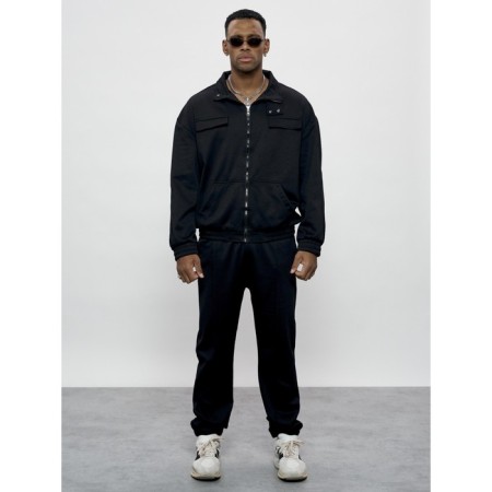 Sports suit men's, size 48, black color-14