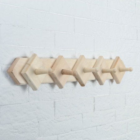 Hanger 5 hooks, linden "Dobroparov"-3