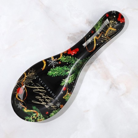 Gift set of the New Year's "Happy New Year": a spoon stand, scapula-4