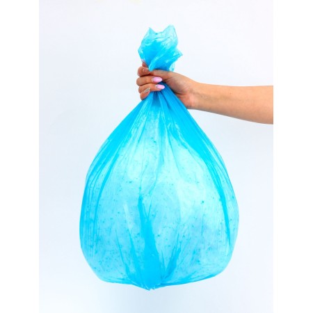 Garbage bags in the roll "Upakland" 60 l, blue, 60 x 80 cm, PND, thickness 15 μm, 20 pcs-4