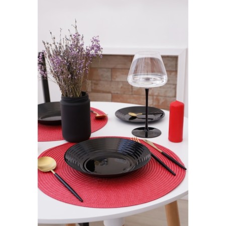 Serving shade "Classic", color red, d 38 cm-3