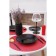 Serving shade "Classic", color red, d 38 cm