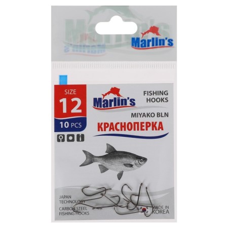 Hook Marlin’s Redperca Miyako Bln No. 12, 10 pcs.