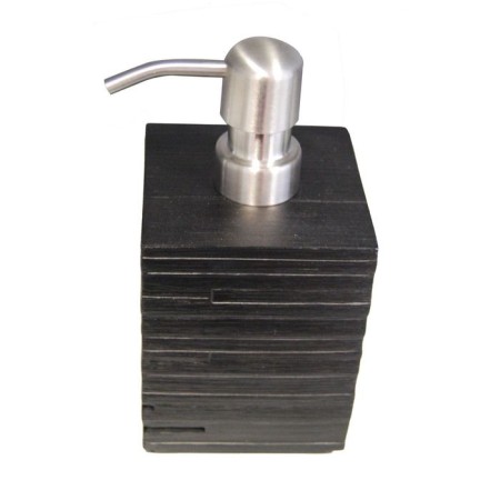 Brick liquid soap dispenser, black color