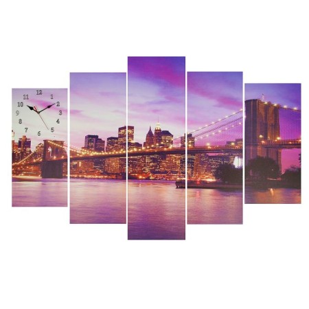 Wall, modular, series: city "Night City and Architecture", 80x140 cm