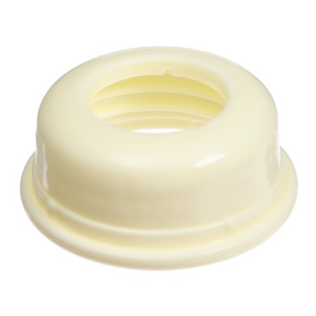 Basic feeding bottle, classic throat, glass, slow flow., 60 ml., 0 months, white color-10