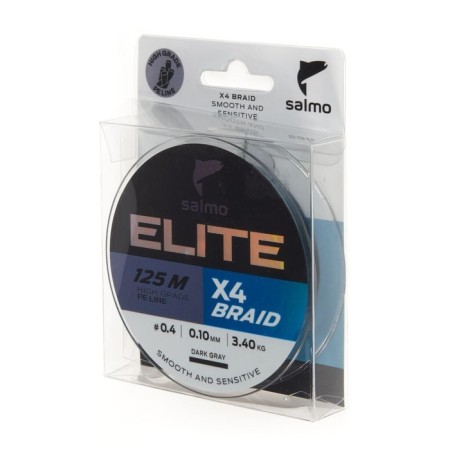 Леска плет. Salmo Elite х4 BRAID Dark Gray 125/010-1