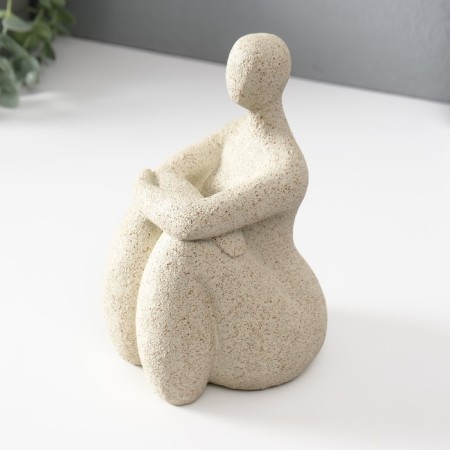 Souvenir Polystone "Lauren Honey" White 11.5x11x19 cm-4
