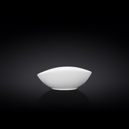Ovalnaya salad Wilmax England Whitestone, size 13x10x6 cm-1