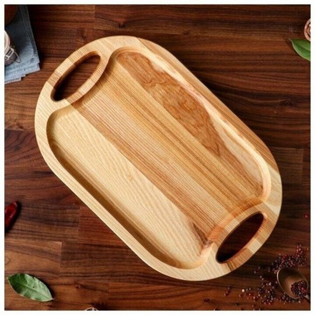 Oval Lenardi dish, with handles, size 22x40 cm-2