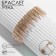 Bracelet with rhinestones "Illusion" drops, white color in gold