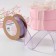 Kapron “wave” ribbon, with brilliance, 40 mm, 10 ± 1 m, lilac color No. 21
