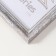 Photo frame Plastic "Modern" 15x21 cm, frosty silver