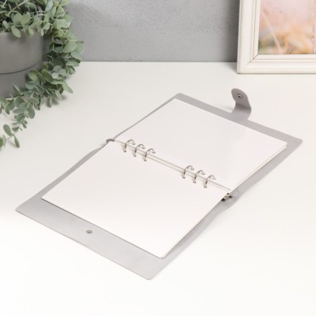 Photo album magnetic 45 sheets "Muse" gray 23.5x18 cm-2