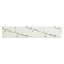 Kitchen apron marble white 3027, MDF, 3050x600x4