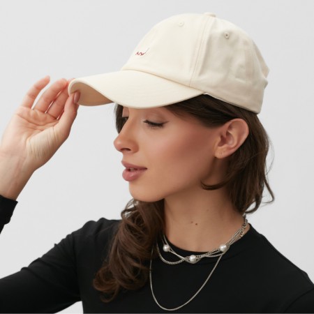 Minaku baseball cap, beige color, size 56-58-1