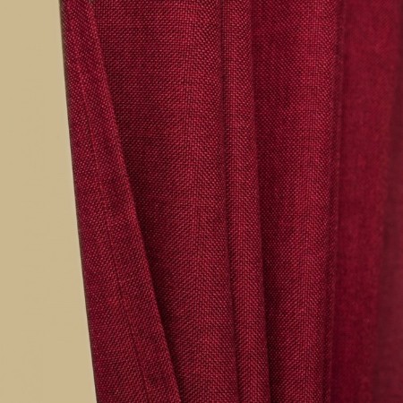 Set of curtains "Jerry", size 200 x 270 cm - 2 pcs, grab - 2 pcs cm, wine color-1