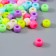 Beads for creativity Plastic "Cylindrical" pastel set 15 grams 0.6x0.9 cm