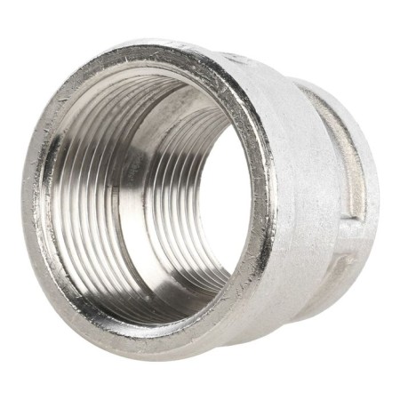 The coupling Stout SFT-0006-001141, 1 1/4 "x 1", internal thread, transition, nickel. brass-3