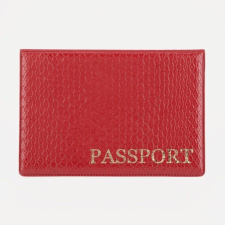 Cover for passport, red color-1