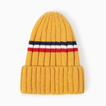 Children's hat, mustard color, size 52-54