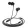 Hoco M60 headphones, wired, vacuum, microphone, jack 3.5 mm, 1.2 m, black