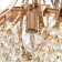 Chandelier 6x60W E27 +LED PDD Gold 56x56x47cm SVK