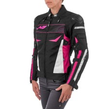 Women's textile jacket bonnie, size XXS, black, pink
