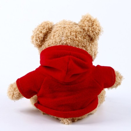 Soft toy "Bear" in a sweater, 30 cm, red color-2