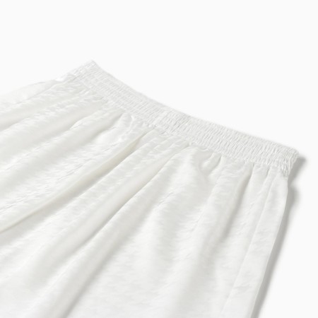 Female pajamas (shirt and shorts) KAFTAN SILK, R.48-50, White-8