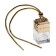 A bottle for a flavor in a car, suspended, Car Parfume 8 ml, golden