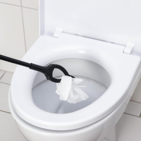 Garbage grip, 9 × 96 cm, plastic holders, black color-6