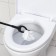 Garbage grip, 9 × 96 cm, plastic holders, black color
