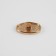 The button is decorative, metal, 23 × 16 mm, white/gold color