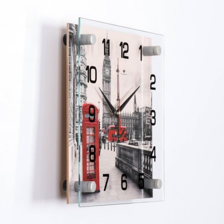 Watch wall, interior "London", 25 x 25 cm-1