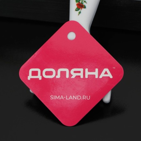 Овощечистка Доляна «Розы», 13 см, цвет белый-2