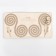 Puzzle interhemispheric board "Snail and hashtag"